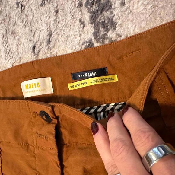 Maeve the NAOMI Size 16 Rust Brown Tan Wide Leg - Picture 6 of 11